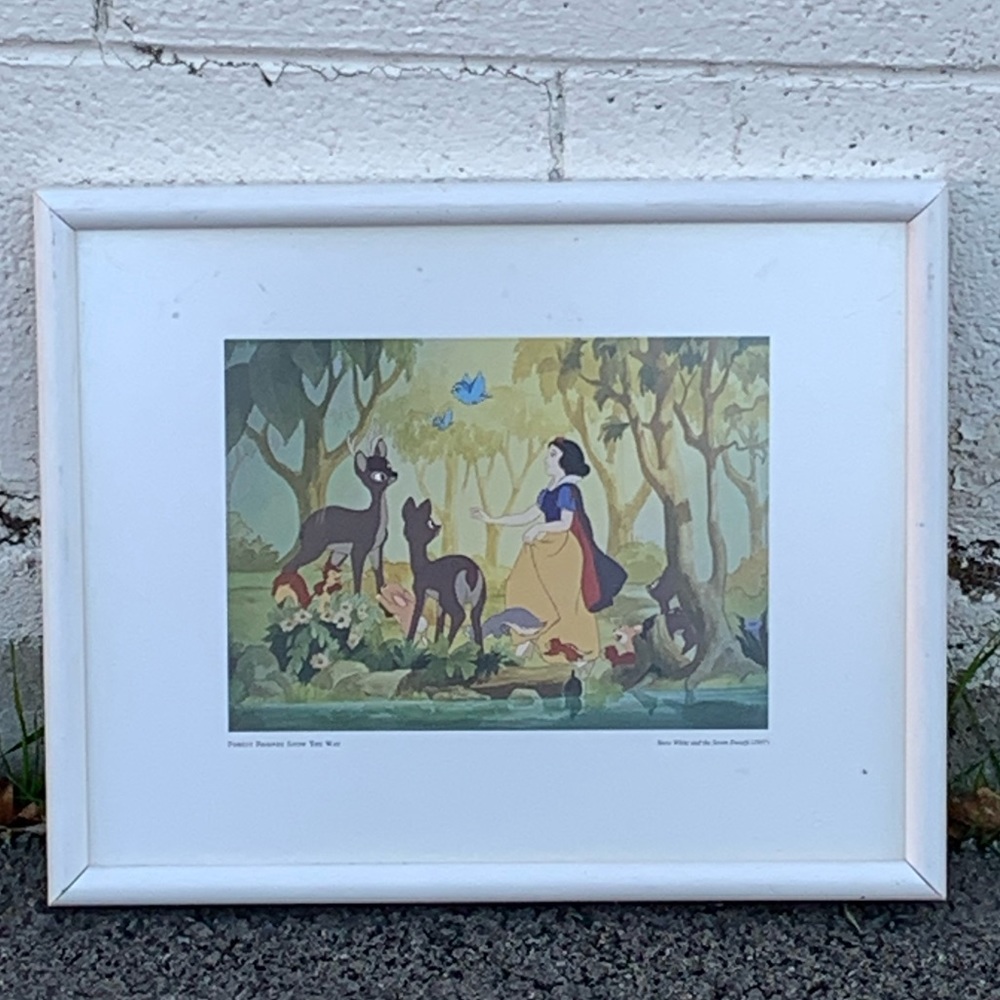 Vintage Snow White print